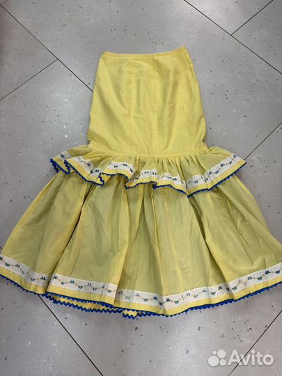 Роскошное виньажная юбка 44/46