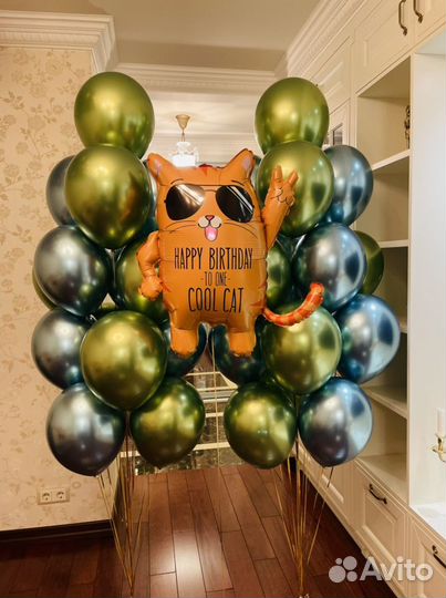 Гелиевые воздушные шарики на день рождения