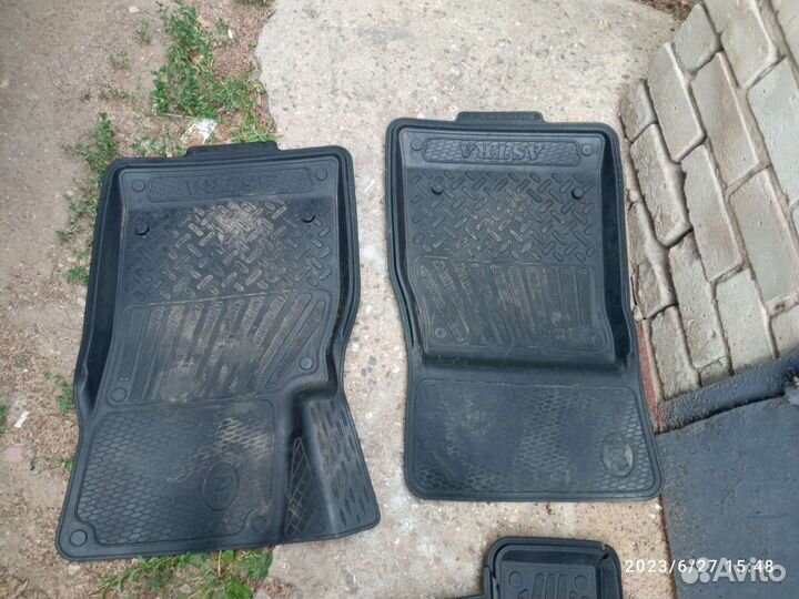 Автомобильные коврики резиновые на opel