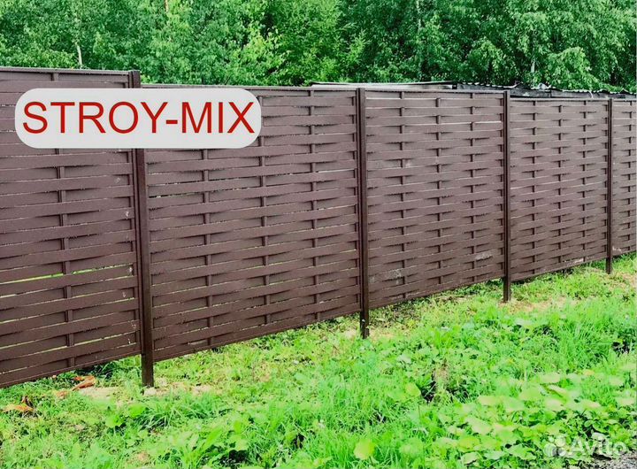 Забор плетенка жалюзи