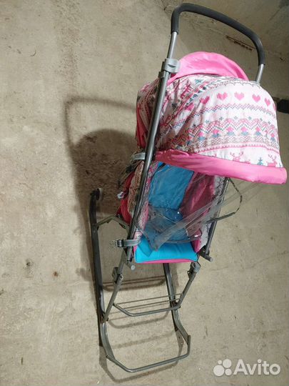 Коляска санки