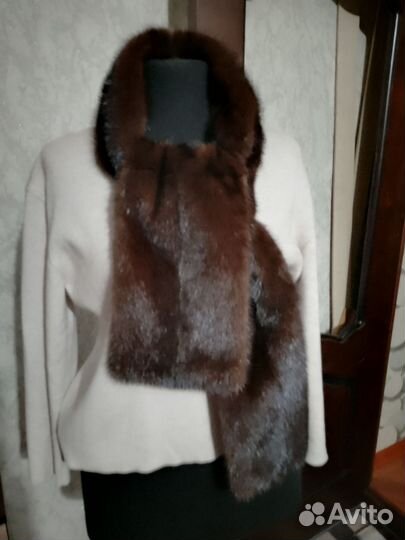 Шарф из меха норки