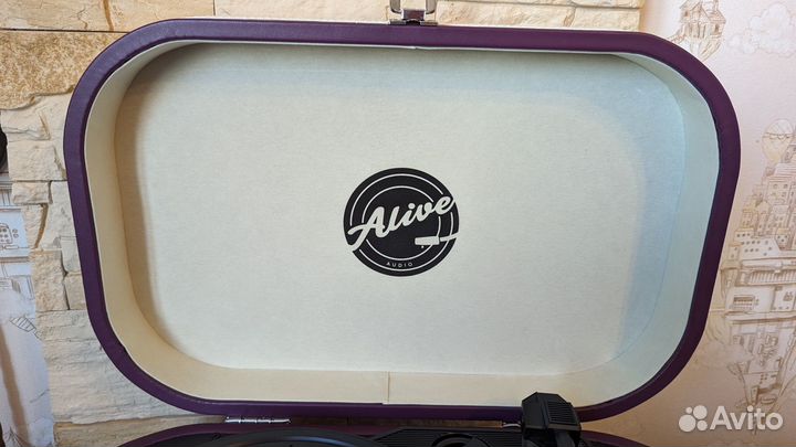 Виниловый проигрыватель alive blueberry night