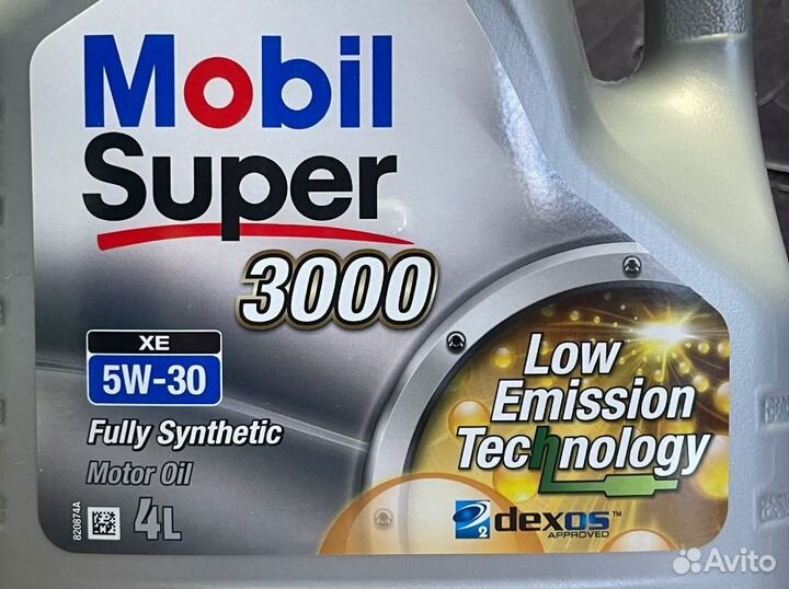 Mobil Super 3000 XE 5W30 4 литра