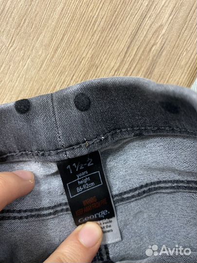 Джинсы для девочки 92