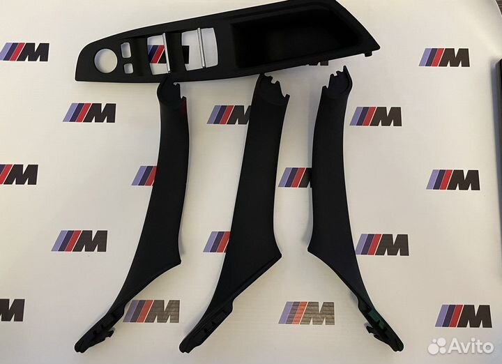 Накладки внутренние дверные ручки bmw f10