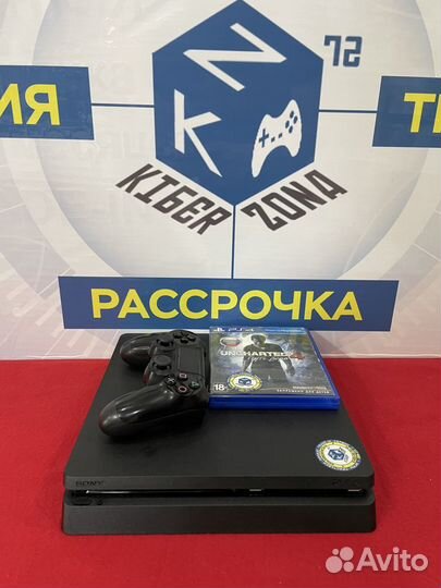 Playstation 4 Slim 1 TB + Uncharted 4 + Гарантия 6