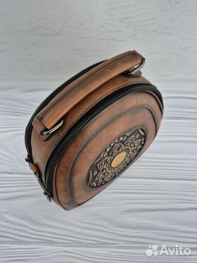 Сумка женская винтажная кожа
