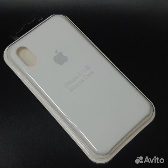 Силиконовый чехол на iPhone X / XS белый