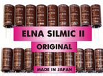Конденсаторы Hi-End аудио Elna Silmic II, RA3, RE3