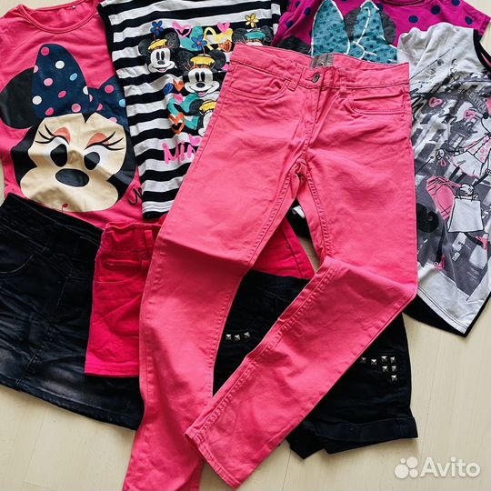 Пакет летних вещей на девочку 134 140 рост