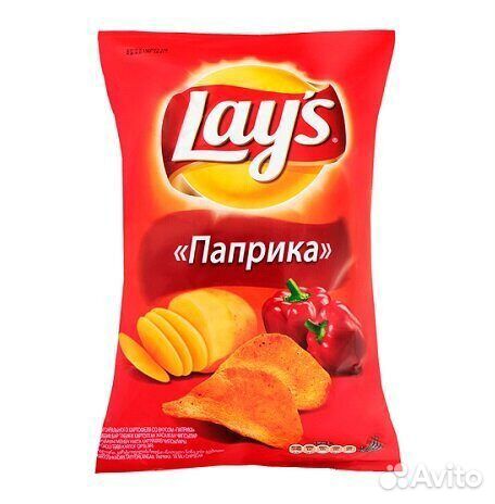 Чипсы картофельные Лейс (lays) Паприка 81г