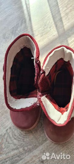 Ботинки для девочки замшевые бу