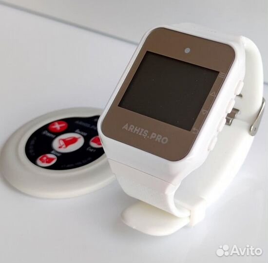 Кнопка вызова официанта Слим в ассортименте, часы