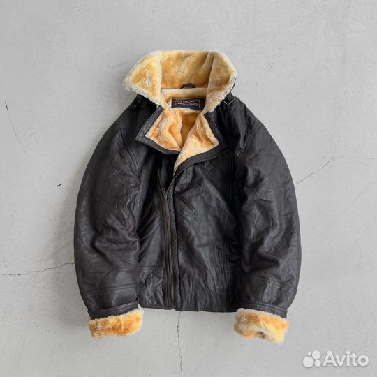 Винтажные кожаные дублёнки