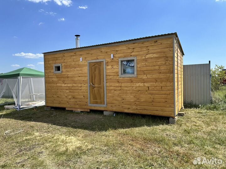 Каркасная баня 6x2.5