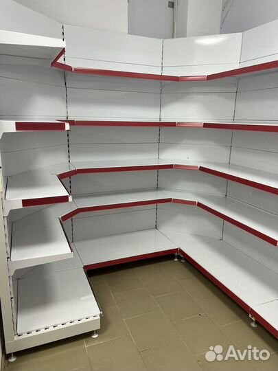 Стелажи торговые