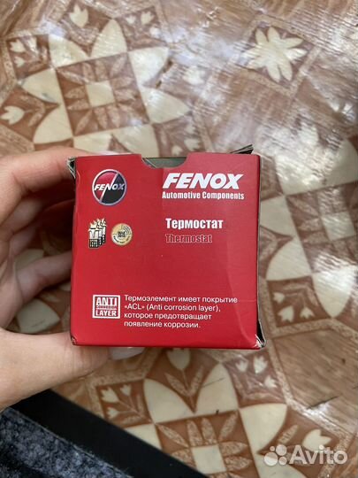 Термостат fenox chevrolet aveo 1.2 88 гр