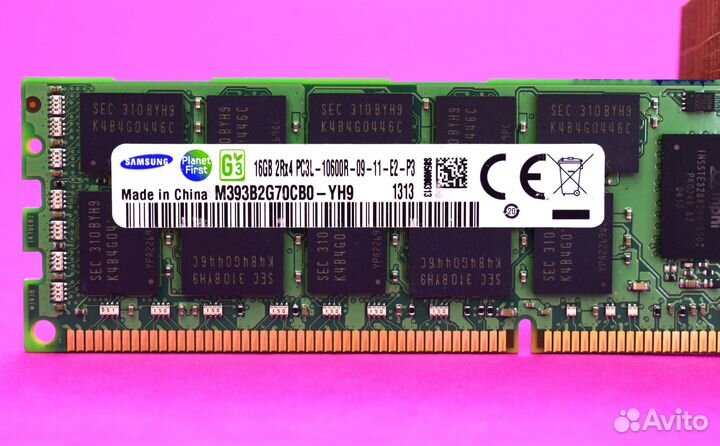 16GB DDR3 L ECC samsung 1333