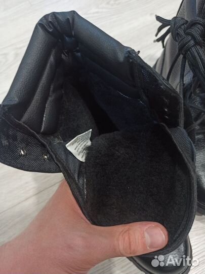 Ботинки с высоким берцем на искусственном меху