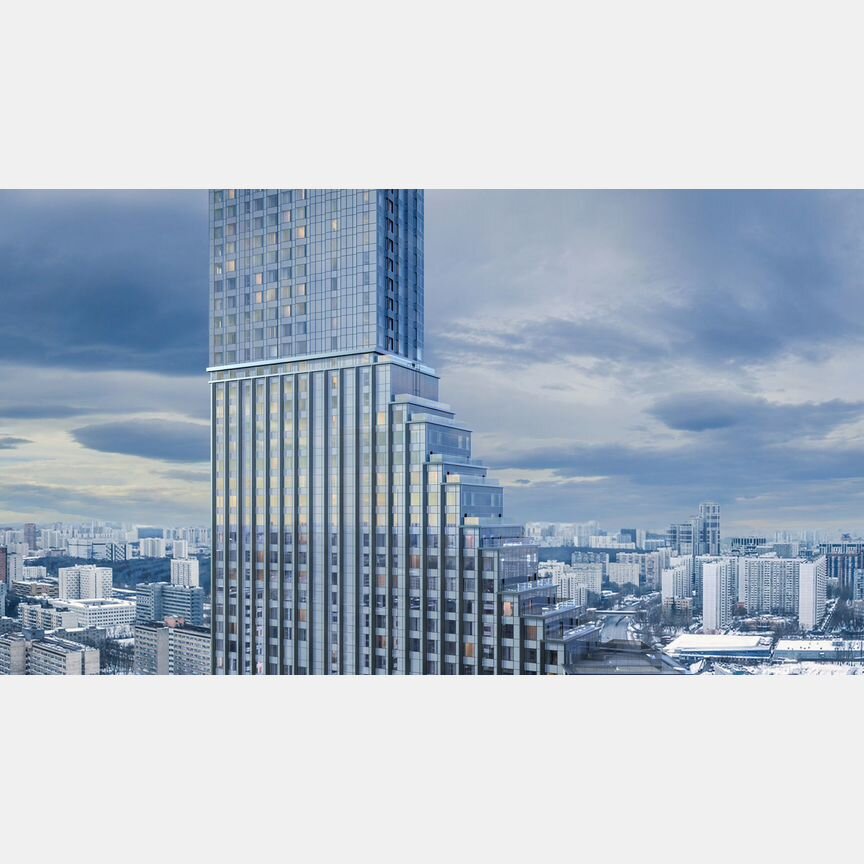 2-к. квартира, 52,6 м², 25/58 эт.