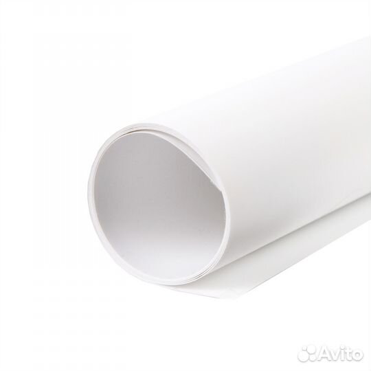 Фон пластиковый PVC 60х130M белый