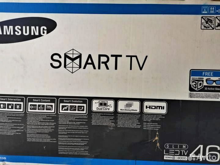 Телевизор Samsung SMART TV LED 3D