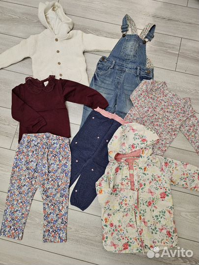 Вещи для девочки 86-92 h&m mothercare