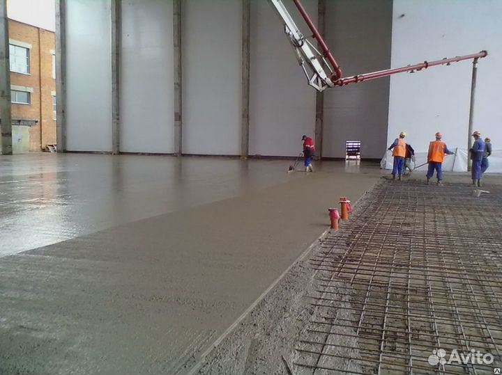 Бетонные работы, фундамент