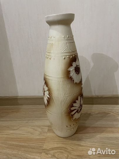 Ваза напольная керамическая