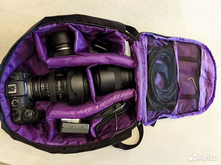 Фотоаппарат canon eos rp с адаптером и объективом