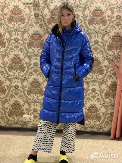 Пуховик удлиненный детский