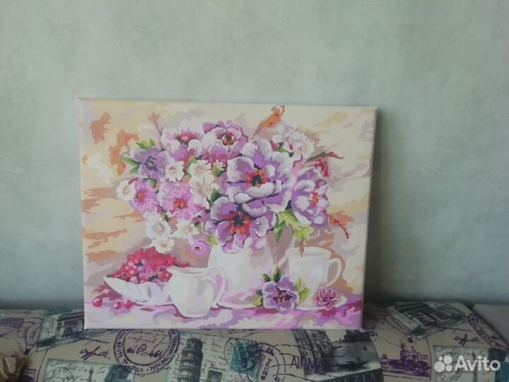 Картина акрилом на холсте