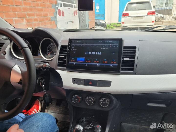 Android магнитола Mitsubishi Lancer 10, есть Teyes