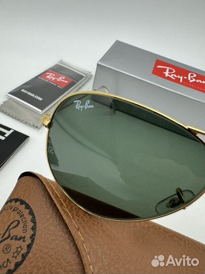 Очки ray ban aviator 3025 стекло