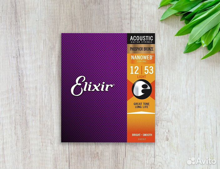 Струны для акустической гитары Elixir 12 / 53
