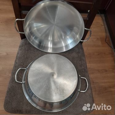 Сковорода - сотейник из нержавеющей стали амет