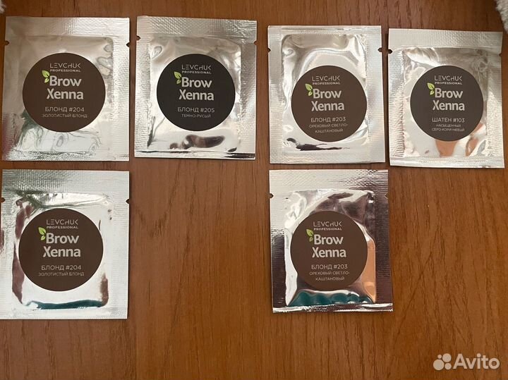 Хна для бровей brow henna