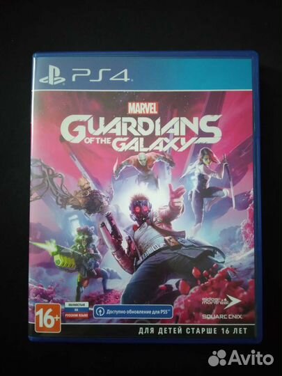 Стражи Галактики Диск PS4