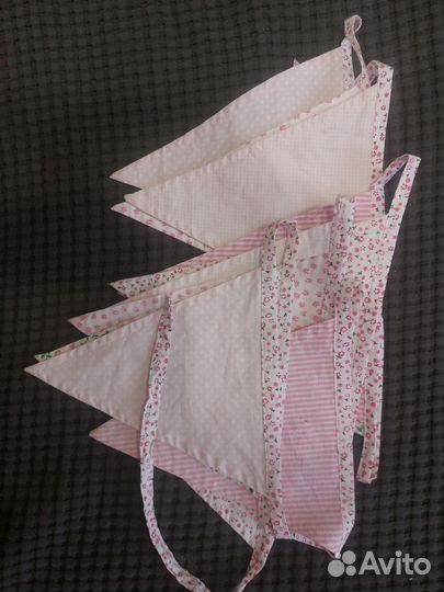 Детская гирлянда флажки zara