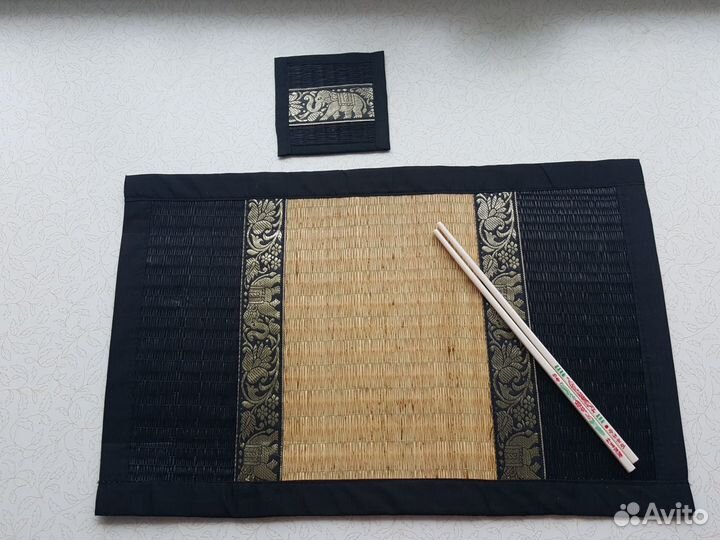 Праздничный набор для суши Салфетки+Палочки