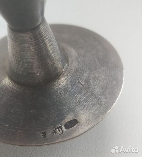 Рюмка Конусные. Серебро, Позолота - 916 проба