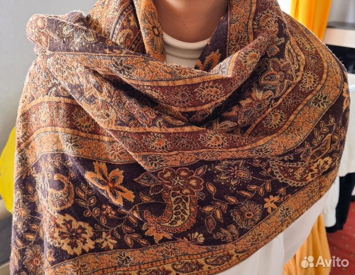 Палантин/ платок женский теплый. Быстро