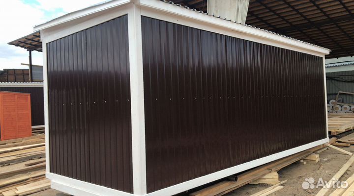 Бытовка новая 6х2,3м для участки и дачи утепленная