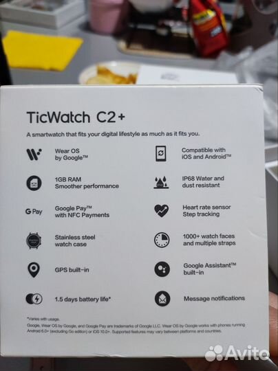 Умные часы TicWatch C2+