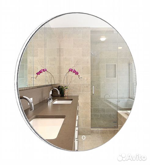 Зеркало azario Плаза-2 D650 c подсветкой и диммер