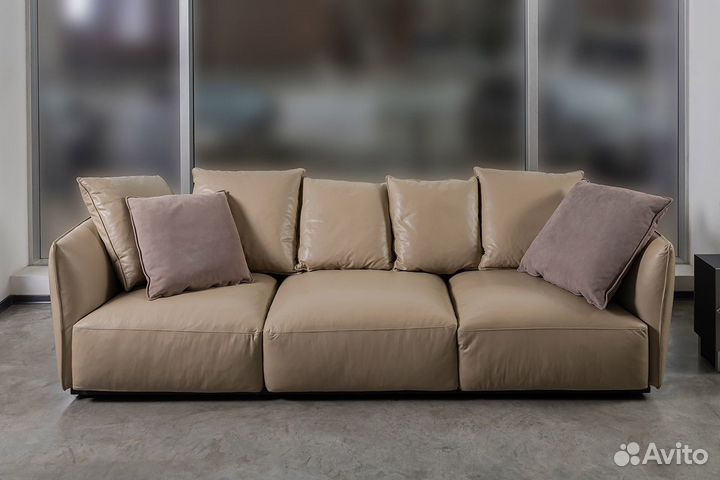 Диван натуральная кожа / Alivar Италия
