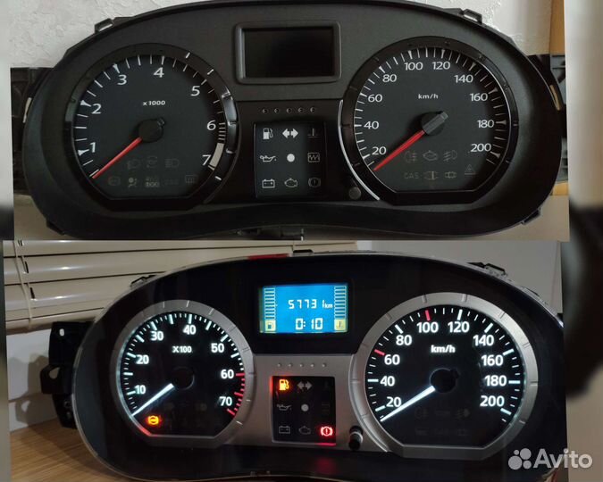 Панель приборов Renault logan, largus, almera G15