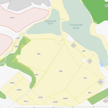 Участок 95,64 га (СНТ, ДНП)