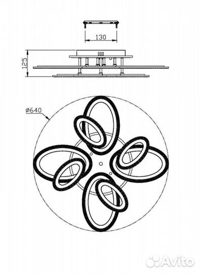 Новая люстра светодиодная